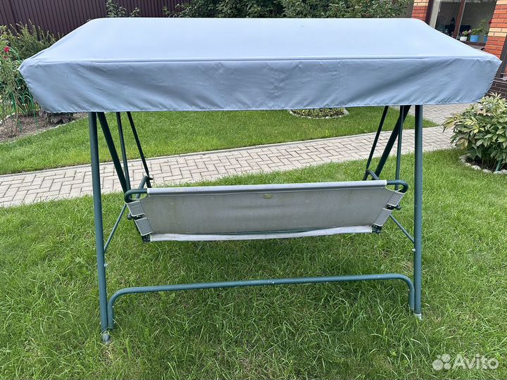 Садовые качели подвесные бу