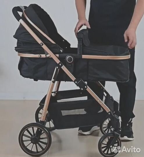 Коляска 3 в 1 с защитой от дождя и снега