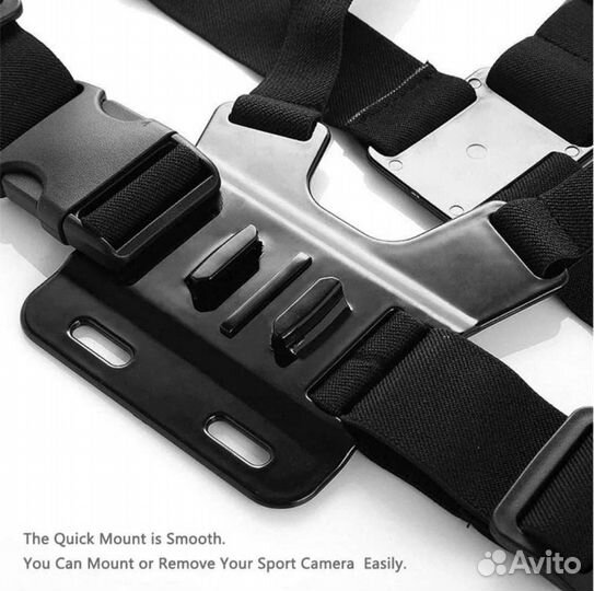 Крепление на грудь для Gopro hero 11 10 9 8 7 6 5
