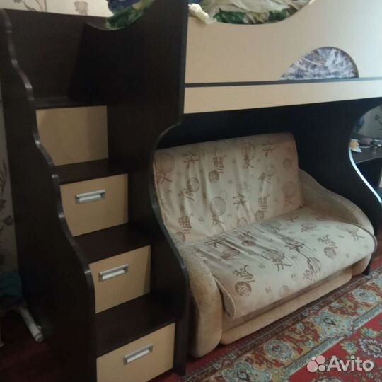 Детская кровать чердак