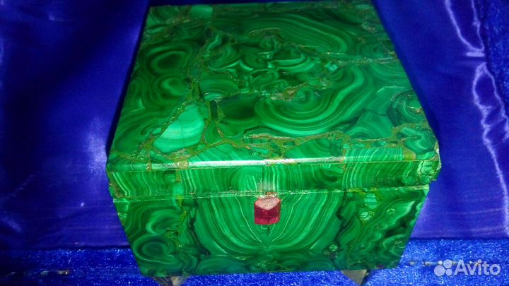 Уральский малахит.шкатулка1900-1935г(оценка издели