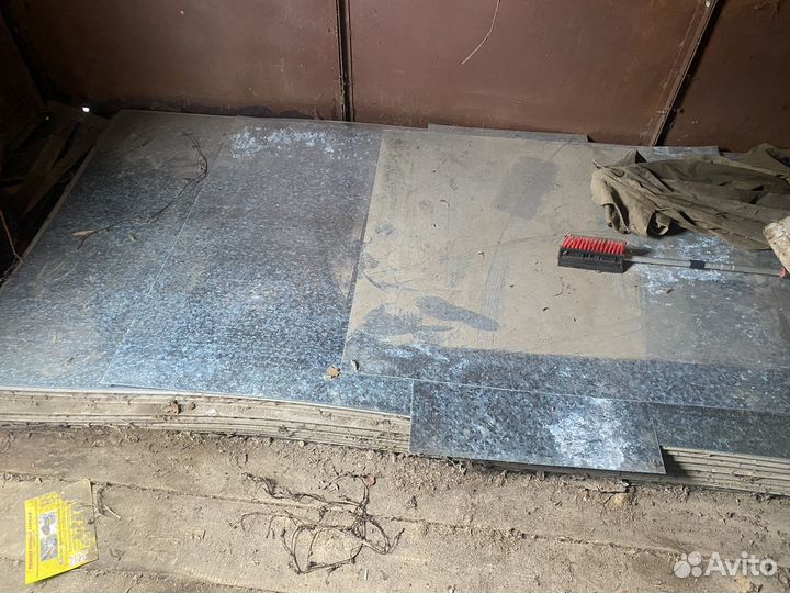 Лист оцинкованный 0,7 1264*2500