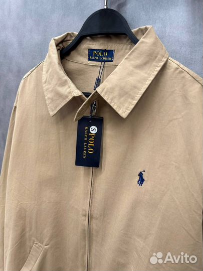 Легкая куртка Polo Ralph Lauren бежевая ветровка