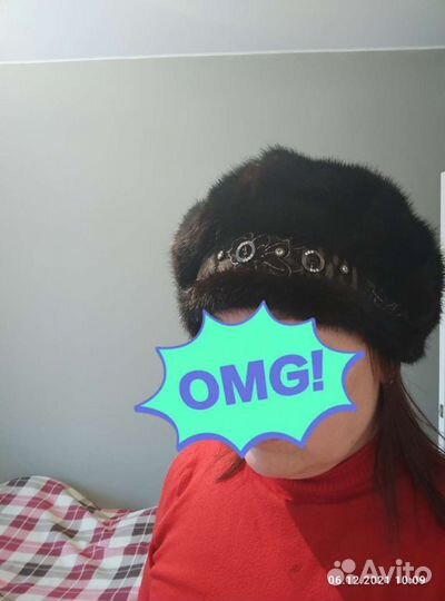 Берет норковый