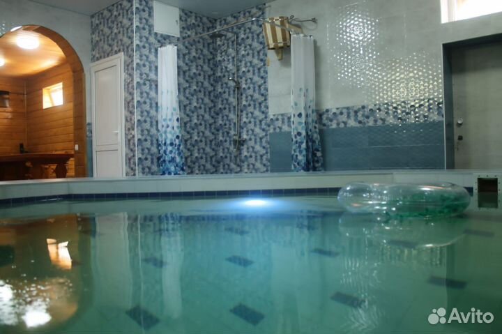 Баня сауна с теплым бассейном 