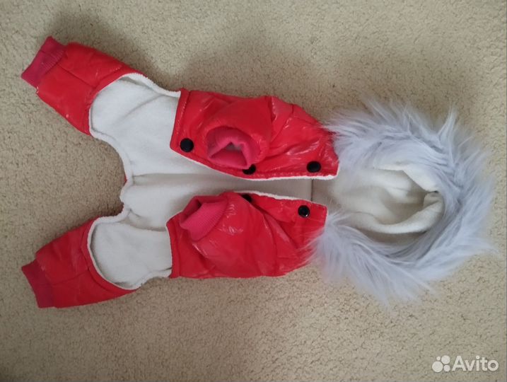 Комбинезон зимний для маленькой собаки
