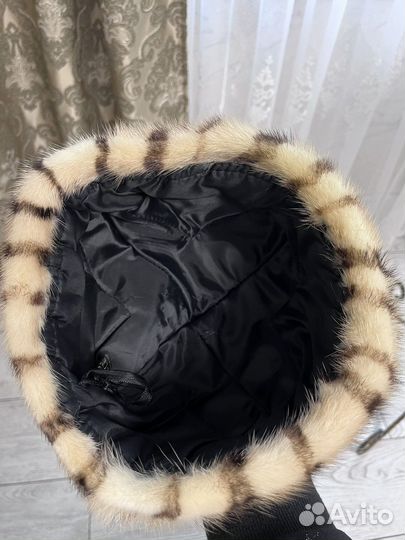 Шапка норковая женская