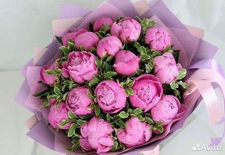Пионы Букет пионов Доставка цветов