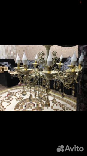 Люстра потолочная бу