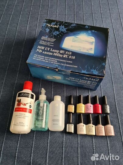 Уф лампа для ногтей RuNail. Shellac CND покрытие