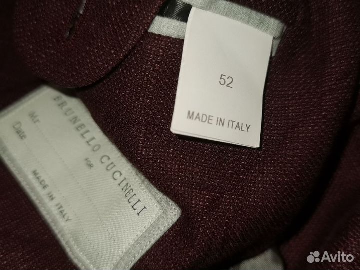 Пиджак Brunello Cucinelli 52 размер. Италия