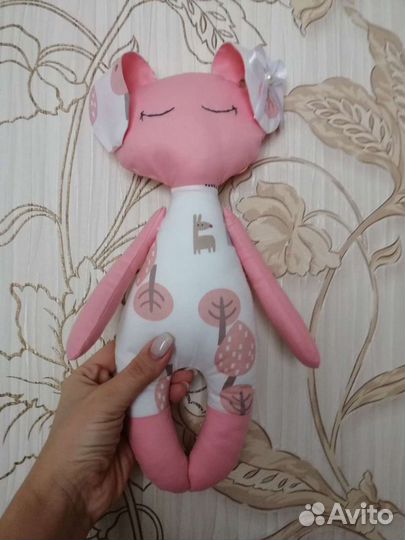 Мягкие зайцы ручной работы