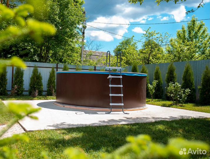 Каркасный бассейн морозоустойчивый 4,57х1,25 м