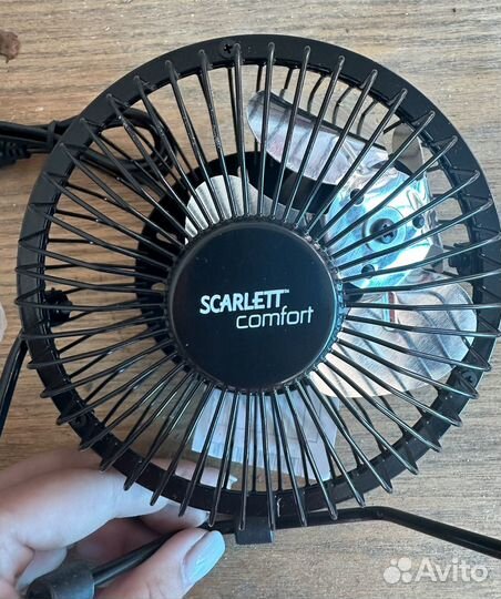 Вентилятор настольный scarlet