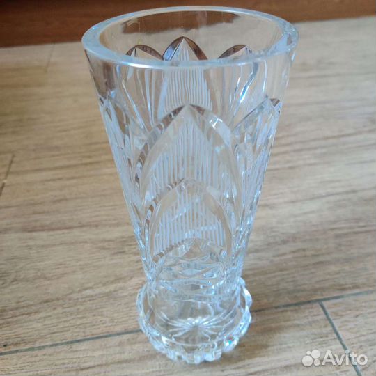 Ваза хрустальная СССР 21 см высота