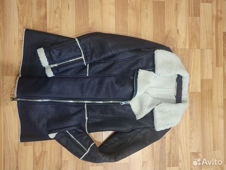 Дубленка женская искуственная 44