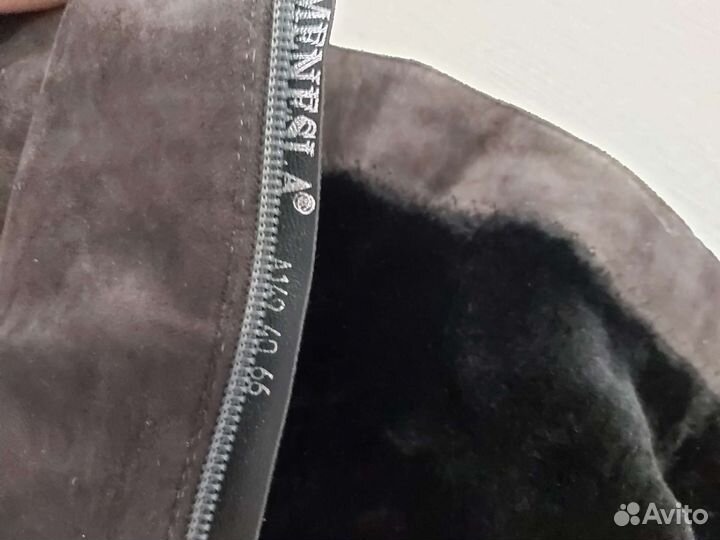 Сапоги женские натуральная замша