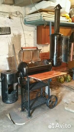 Мангал-коптильня