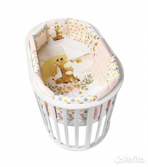 Бортики в кроватку + одеяло детское