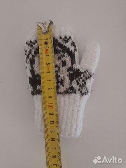 Варежки детские зимние и межсезонные 2 пары