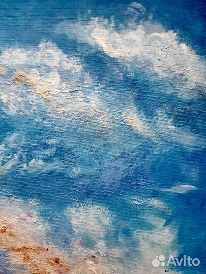 Картина морской пейзаж на рассвете