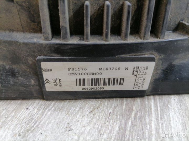 Вентилятор радиатора Citroen C3 A51 EP3 2011