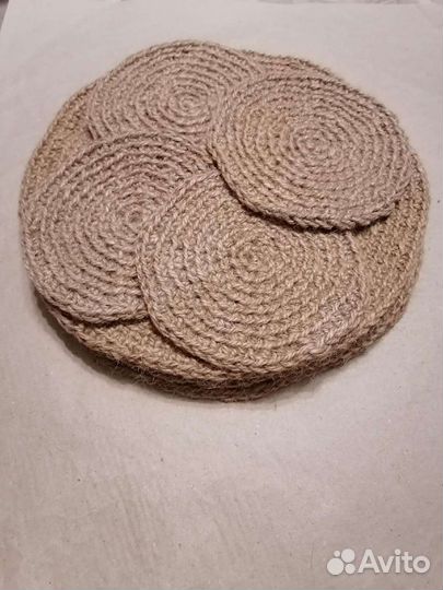 Салфетки сервировочные из джута