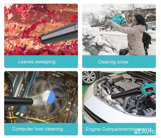 Пылесос - воздуходувка аккумуляторная makita 18V