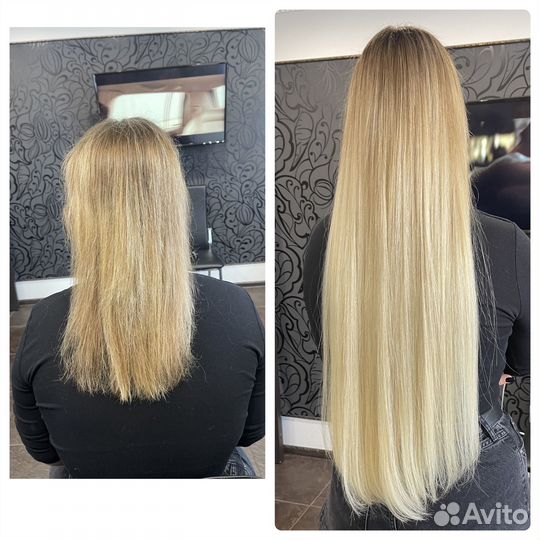 Наращивание волос за 2 часа/ выезд на дом