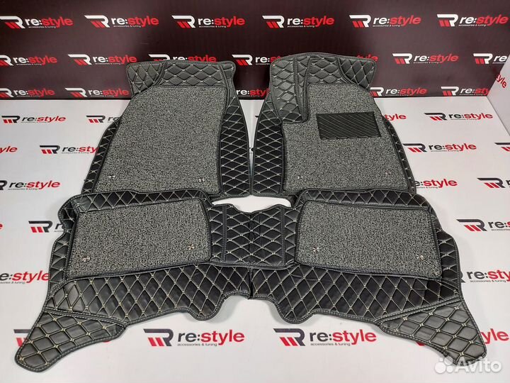 Ковры салона 3D Nissan Leaf 14-17г