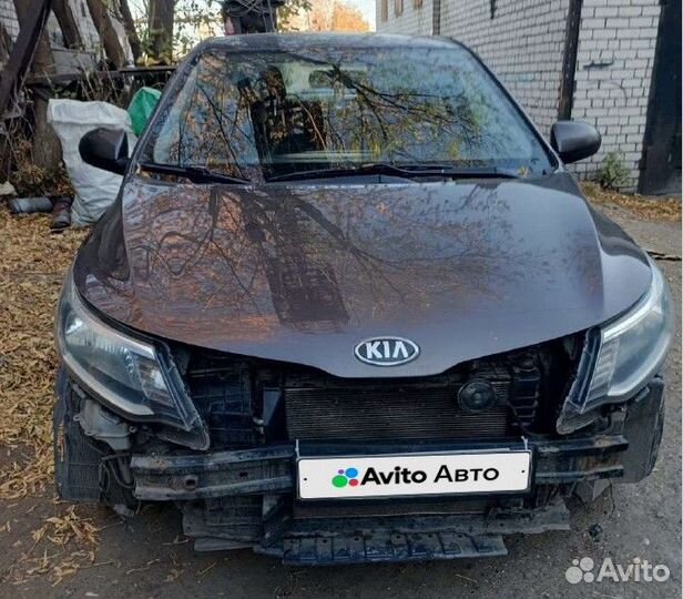Kia Rio 1.6 МТ, 2017, битый, 120 000 км