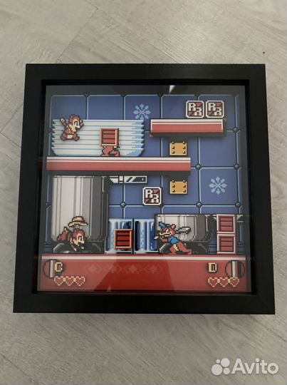 Пиксельная диорама - Chip & Dale 2