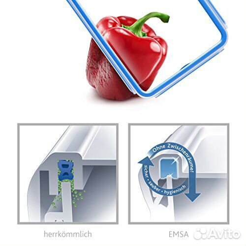 Контейнер Emsa Clip&Close новый 0,8