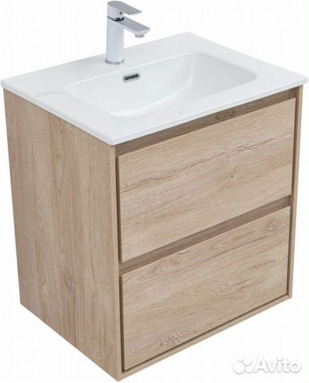 Мебель для ванной Aquanet Милан 60 дуб светлый