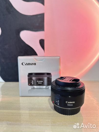 Объектив canon 50mm 1 8 stm