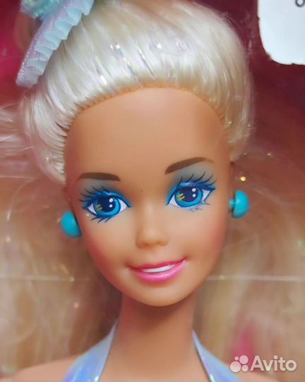 Mermaid Barbie Blonde Light Blue