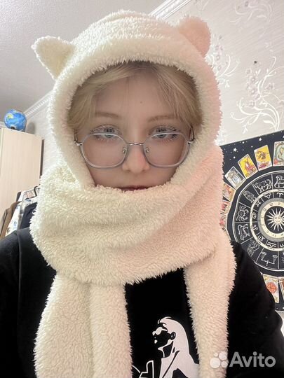 Шапка с ушами медведя