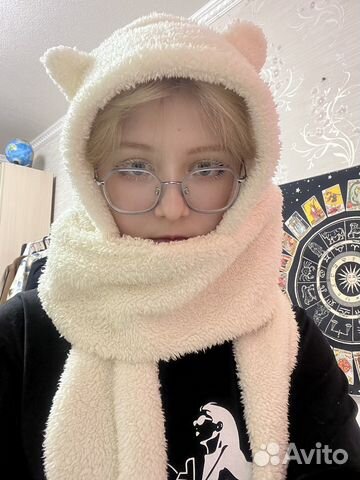 Шапка с ушами медведя