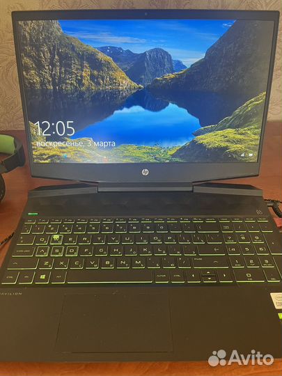 Ноутбук HP Pavilion Gaming 15-dk1017ur