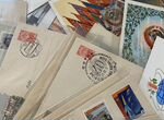 Чистые открытки и конверты СССР, 1950-60 гг