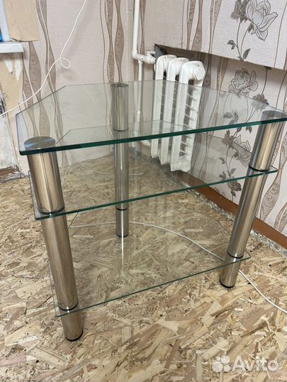 Стеклянная тумба