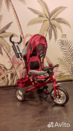 Трехколесный велосипед с родительской ручкой