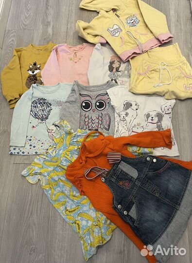 Одежда для девочки 1,5 -2 года пакетом
