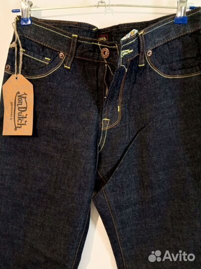 Джинсы женские клеш Von Dutch y2k