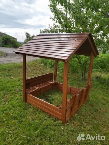 Песочница Ладушки с крышей