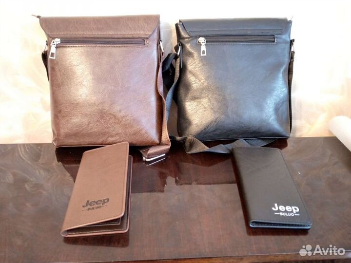 Мужская кожаная сумка через плечо