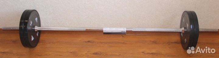 Скамья со стойками + штанга весом 55 кг