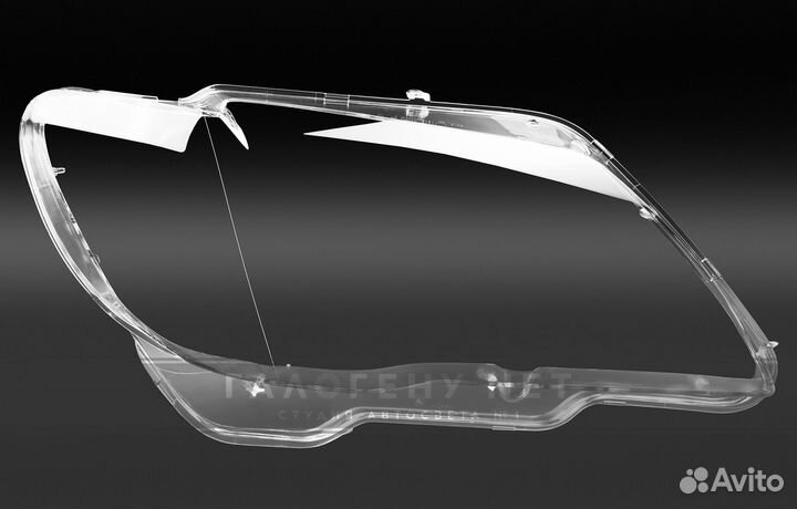 Стекло фары BMW 7 E65 2005-2008 (правое)