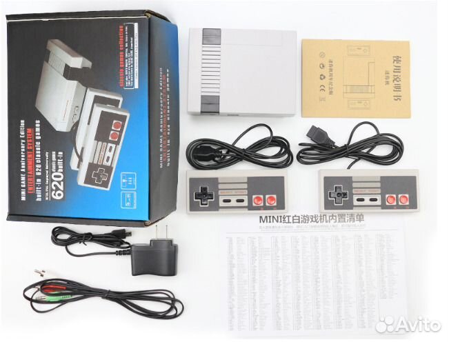 Dendy Денди Nindendo 620 настоящих игр новая