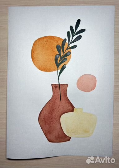 Картина акварель натюрморт